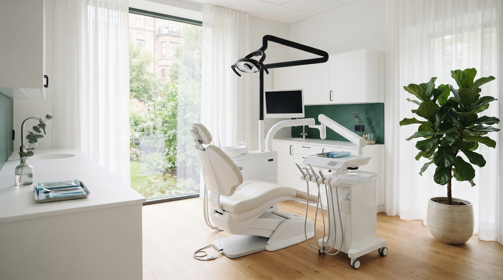 Echipa Bel-Dent finalizează restaurarea dintelui după tratamentul endodontic, Baia Mare